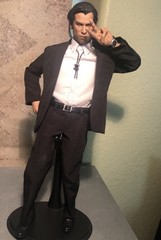 Rare Custom Mina Yu Sinag Iris John Travolta Pulp Fiction Vincent 1/6 Figure