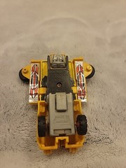 Vintage 1980s MC Toys Dynabot Motobot Yellow Race Truck 4×4 Transformer