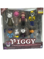 Piggy Action Figure 6 Pack Series 2 Exclusive MiniToon Figure Includes DLC. {Q}