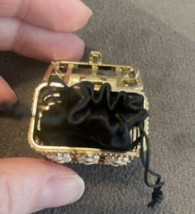 Minibrands Fashion Series 3: Gold Cage Black Bag Handbag Miniature