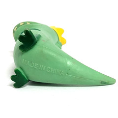 Peppa Pig Prince Mr. Dinosaur Yellow Crown 1.5 Inch Tall Sit & Stand 2023 T-Rex