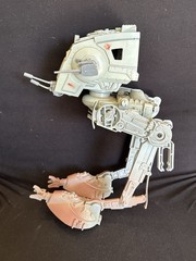 Star Wars AT-ST Imperial Scout Vehicle & Driver Figure Kenner POTF VTG 1995 Toy