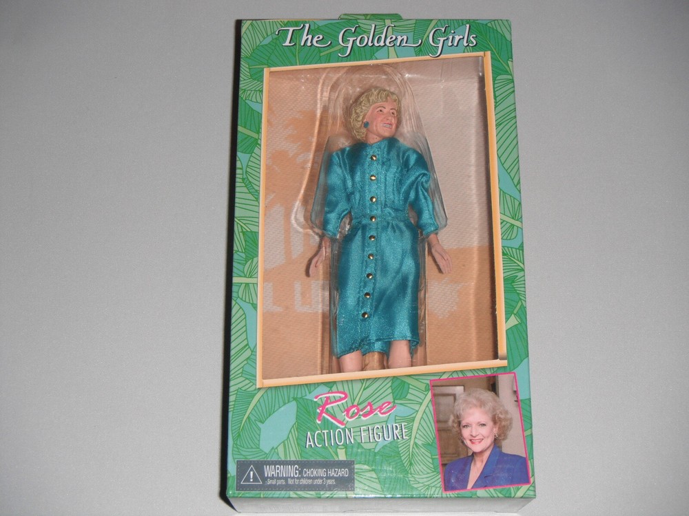 NECA Reel Toys Betty White “Rose” The Golden Girls 8” Action Figure NEW Sealed
