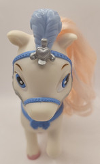 Disney Princess Palace Pets Cinderellas Blue and White Pony “Bibbidy” Pink Mane