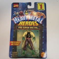 Marvel Comics Heavy Metal Heroes Die Cast Metal Figures 1997 LOT OF 12!