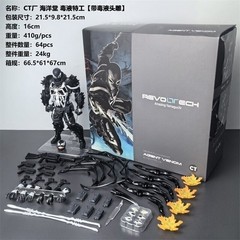 Kaiyangdo Revoltech Amazing Yamaguchi Agent Venom Action Figure CT Toys Version