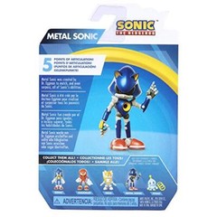 Small Blue Sonic Toy Figure Articulated Collectible for Ages 3 and Up