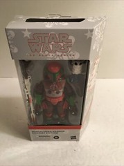 STAR WARS MANDALORIAN WARRIOR 2022 HOLIDAY EDITION BLACK SERIES 6″ FIGURE SEALED