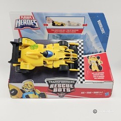 Playskool Heroes Transformers Bumblebee Rescue Bots Pull-back & Go Race Car NEW