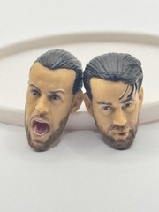 WWE Ultimate Edition – CM Punk Heads Lot Of 2 Fodder Mattel MITB 2011 1/12 Scale