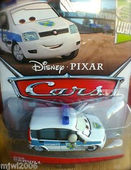Disney PIXAR Cars ALEX CARVILL diecast 2013 WGP THEME 17/17 security van headset