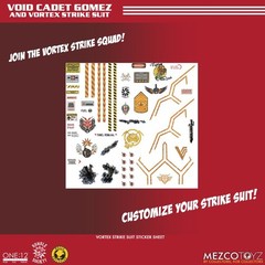 Mezco One: 12 Collective Void Cadet Gomez 6″ Figure Vortex Strike Mech Suit 1/12