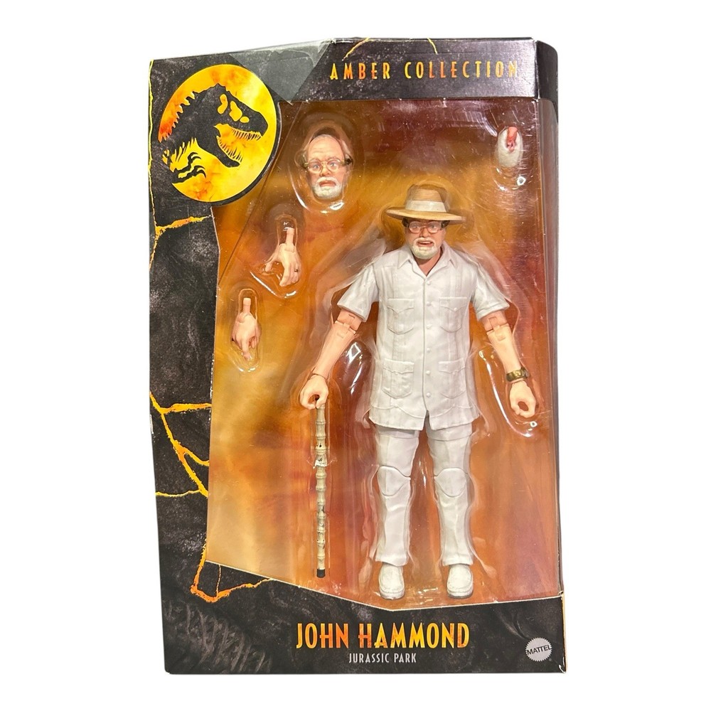 Amber Collection John Hammond – Jurassic Park Brand New SEALED Mattel