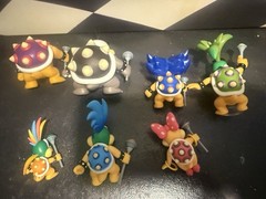 ALL 7 Koopa Kids Super Mario 2.5” W/ Wands Roy Morton Jakks Toys Nintendo GREAT!