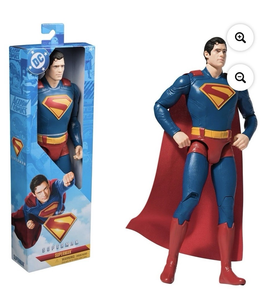 DC Comics SUPERMAN, 12-inch Superhero Action Figure, for Ages 4 and up