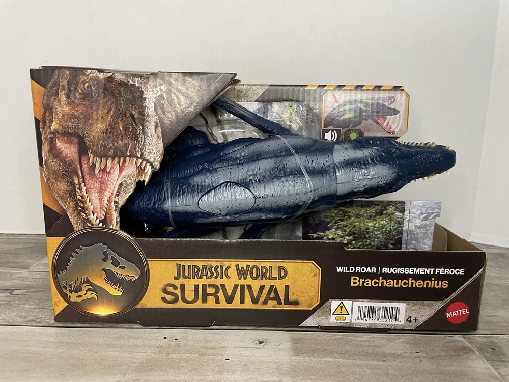 Jurassic World Survival Wild Roar Brachauchenius Figure Mattel NEW