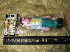 1960s Bootleg Herman Munster Replacement Squeaky Toy Sealed in Original Package.