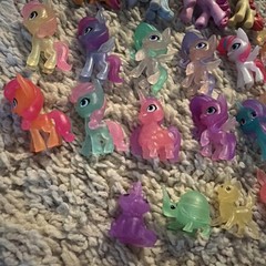 MLP My Little Pony Mini Figure Small 1” & 2″ Blind Bag Ponies Mixed Lot Of 24