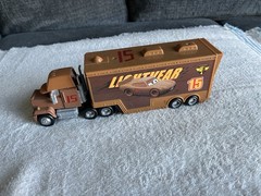 Disney Pixar Cars Rare Chester Whipplefilter Hauler Semi Truck Trailer
