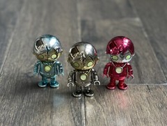 Ryan’s World Mystery Figure Blue Gold Red Metallic Robo 2018 Bonkers Toy Robot