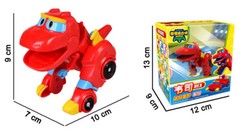 Gogo Dino Mini Dinosaur Transform Robot Figures Kids Boy Vehicle Toys Car 3.5″