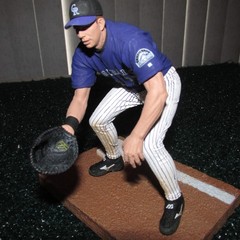 McFarlane 2004 Todd Helton Colorado Rookies series 9 rookie piece (open/loose)