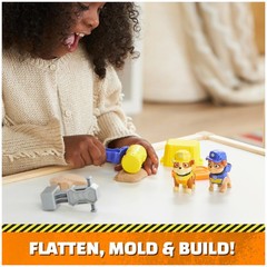 Rubble & Crew, Rubble and Mix Figures with Kinetic Build-It Sand and Toy Tools