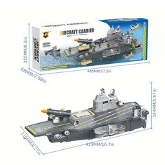 Ultimate Naval Defense Command Center – Aircraft Carrier & Vehicle Playset