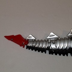 Power Rangers Time Force Q-Rex Quantasaurus Rex Megazord Replacement Tail Part