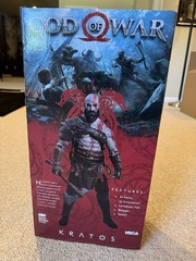 NECA God of War Kratos 18 Inch Adjustable Action Figure w/ Axe Shield Dagger