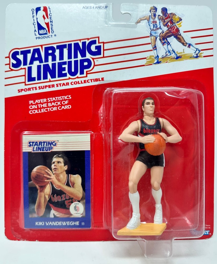 1988 KENNER STARTING LINEUP NBA BASKETBALL KIKI VANDEWEGHE PORTLAND TRAILBLAZERS