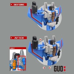 For SS86 Thundercracker 3D Print Filler Upgrade Kit Filling Parts GO Better