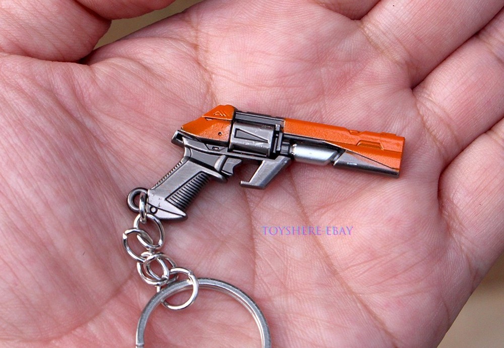 Mini gun VALORANT Electrical Overload Bucky Metal keychain toy 5cm 1/5