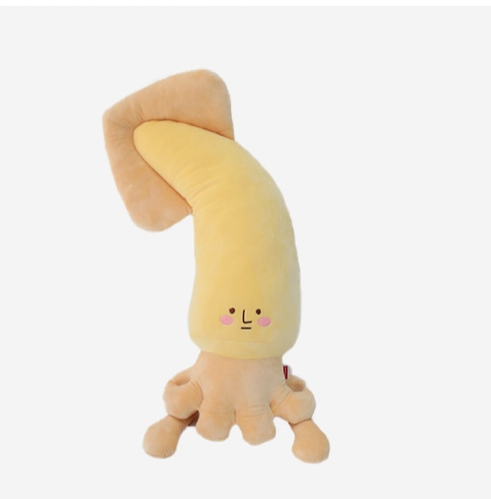 Cotton Food Giant Squid Cushion Plush Toy Stuffed Big Doll 90cm 27″ Authentic