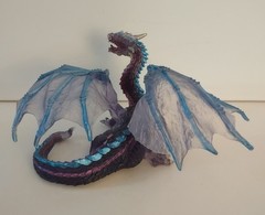 Schleich Dragon Lot 4: Eldrador Poacher D-73527 Retired, Fire Eagle, Cloud, Ice