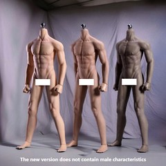 JIAOU DOLL 1/6 Seamless Male Body Doll Male Figure Fit 12″ Phicen Hot Toys