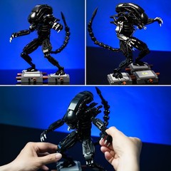 Xenomorph Action Figure Building Kit Compatible with Lego Sets for for Adults,Ho