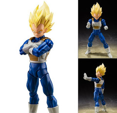 S.H.Figuarts Super Saiyan Vegeta Dangerous Pride Bandai SHF SH Action Figure Toy