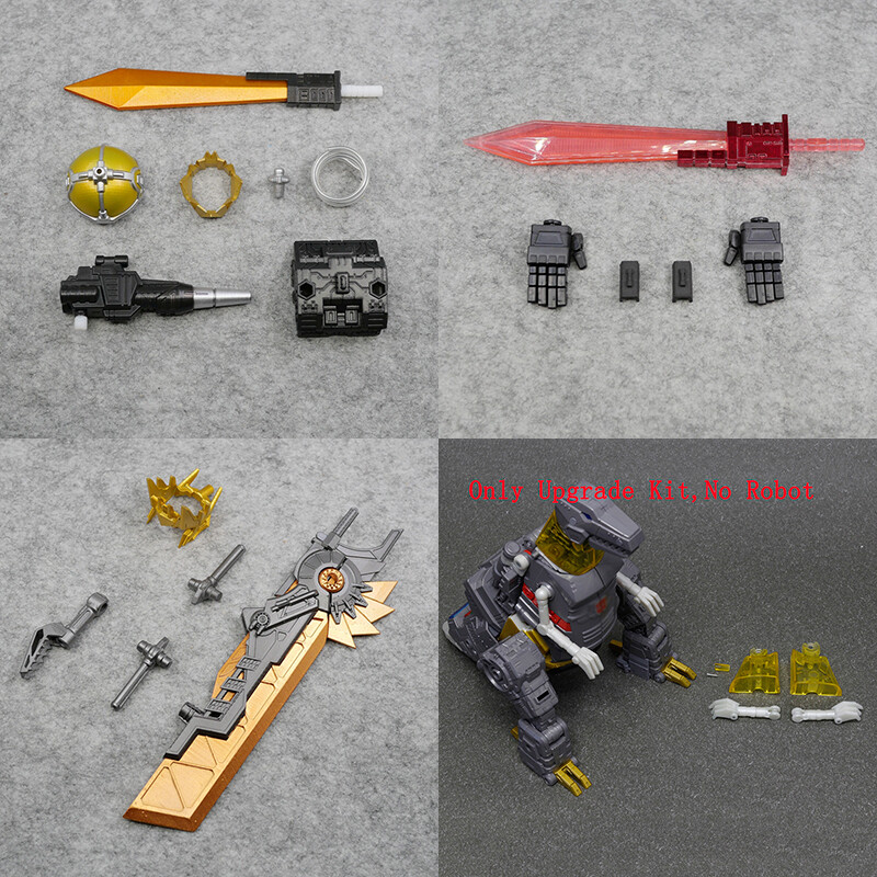 Transparent Neck Chest Upgrade Kit For SS86 Grimlock Weapon Sword Movable Hands
