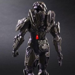 New Play Arts Kai Movie HALO 5 MASTER CHIEF Action Figures Accessories Toy Boxed