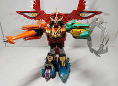 Power Rangers Wild Force Deluxe DX Isis Megazord Complete 2002 Bandai ** READ **