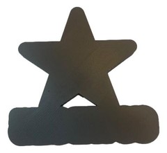 Dallas Cowboys Grey Logo Sign | 3D Printed NFL Football Desk & Wall Display