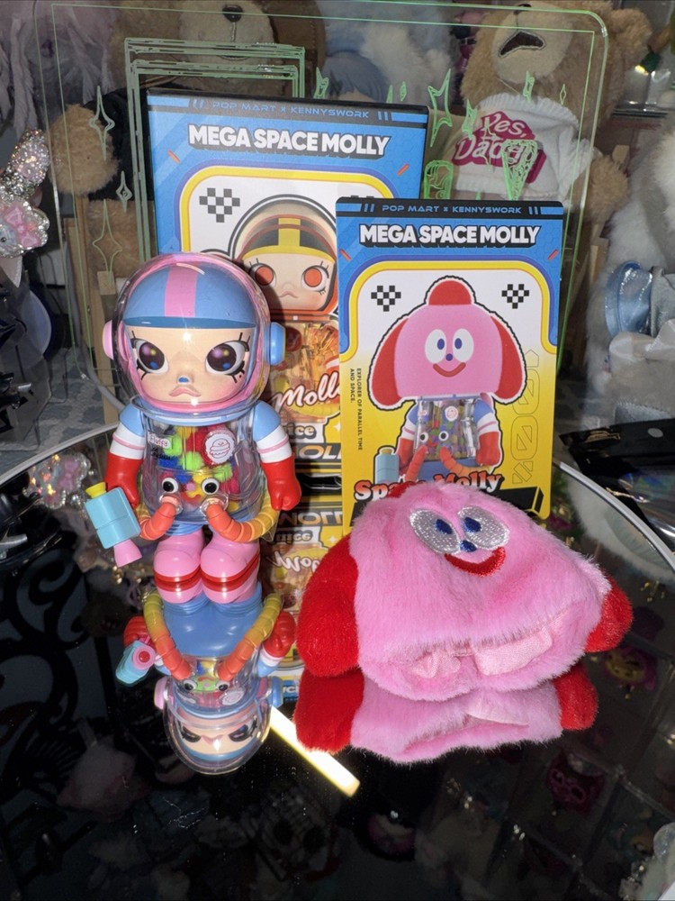 AUTHENTIC MEGA SPACE MOLLY 100% 🌈Jon Burgerman 🌈SERIES 4 CONFIRMED