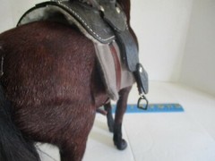 1/6 scale action figures. Horse saddle blanket GREY (blanket only)