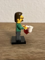 Ned Flanders The Simpsons Block Mini 2.5” Figure Abs Plastic Toy