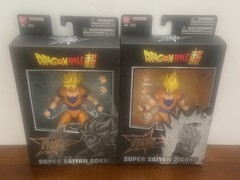 Dragon Ball Goku Bundle Super Saiyan + Super Saiyan 2 Dragon Stars Figures NEW