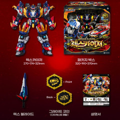 2025 Miniforce Dinoid Warrior Rex Kasier Transforming Sports Car T-Rex Robot
