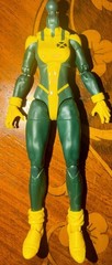 Green and Yellow Action Figure Plastic Collectible Toy for Kids Display