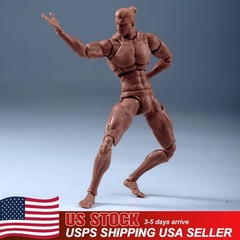 USA Romankey X COWL 1/12 Dark Male Head Body Flexible Jointed 6in Action Figure