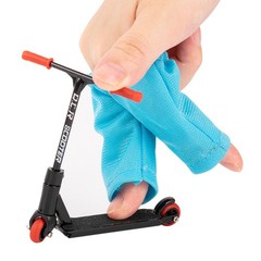 Mini Finger Toy Black Scooter Skateboard With Pants Shoes Tools For Kids Gift x